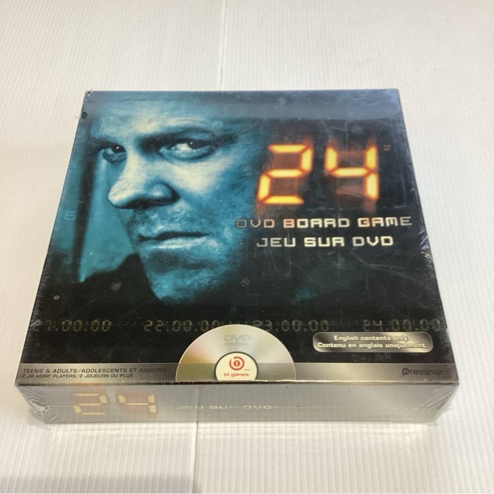 DVD Board Game TV Series “24” Jack Bauer Parker Brothers NEW Factory Sealed 2006